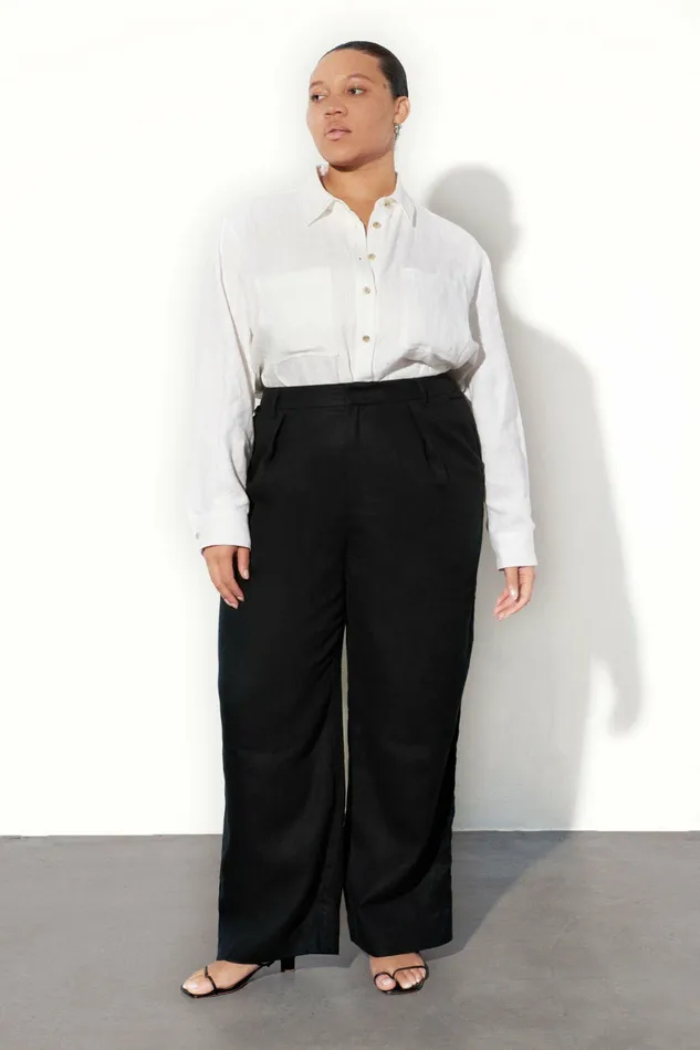 Shop Extended Sizes Mara Hoffman Extended Marella Pant Black Shop Extended Sizes Mara Hoffman Extended Marella Pant Black