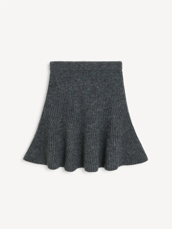 Skirts Women By Malene Birger Dox Mini Skirt Grey Melange