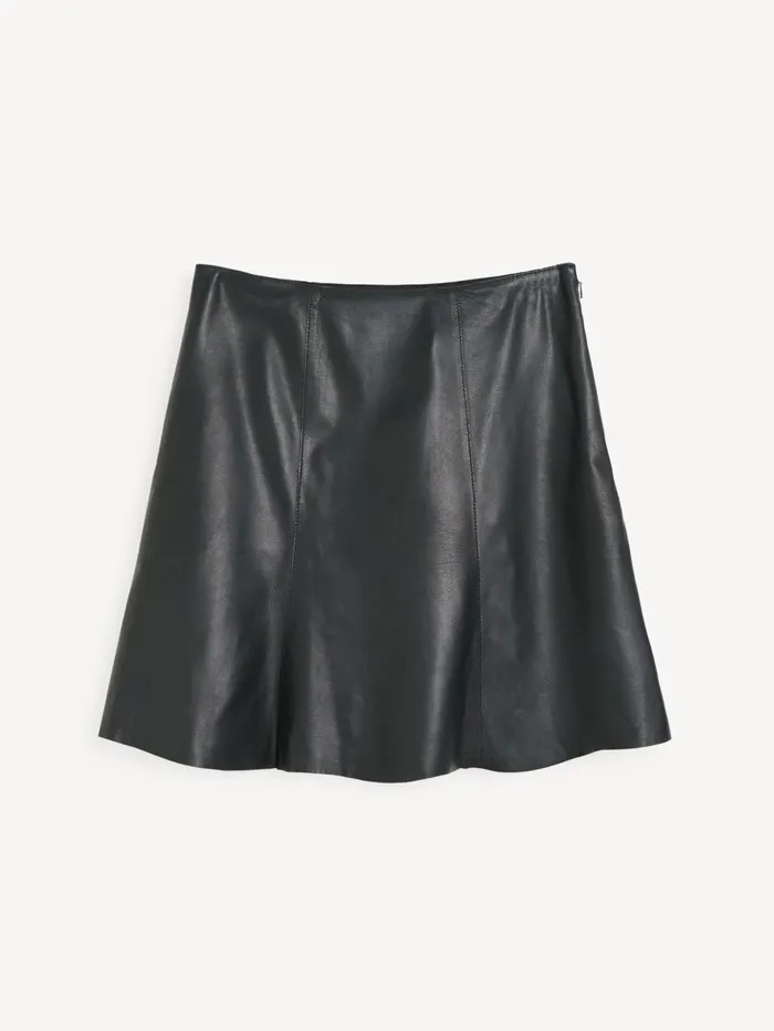 Skirts Women By Malene Birger Naommi Leather Mini Skirt Black