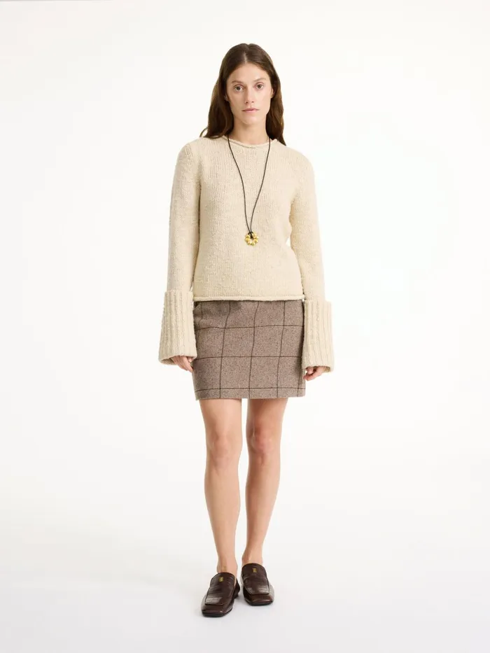 Skirts Women By Malene Birger Vestlinge Mini Skirt Autumn Check
