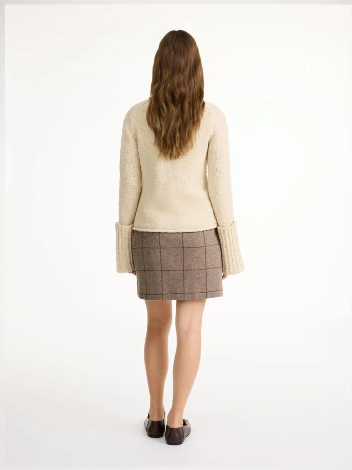 Skirts Women By Malene Birger Vestlinge Mini Skirt Autumn Check