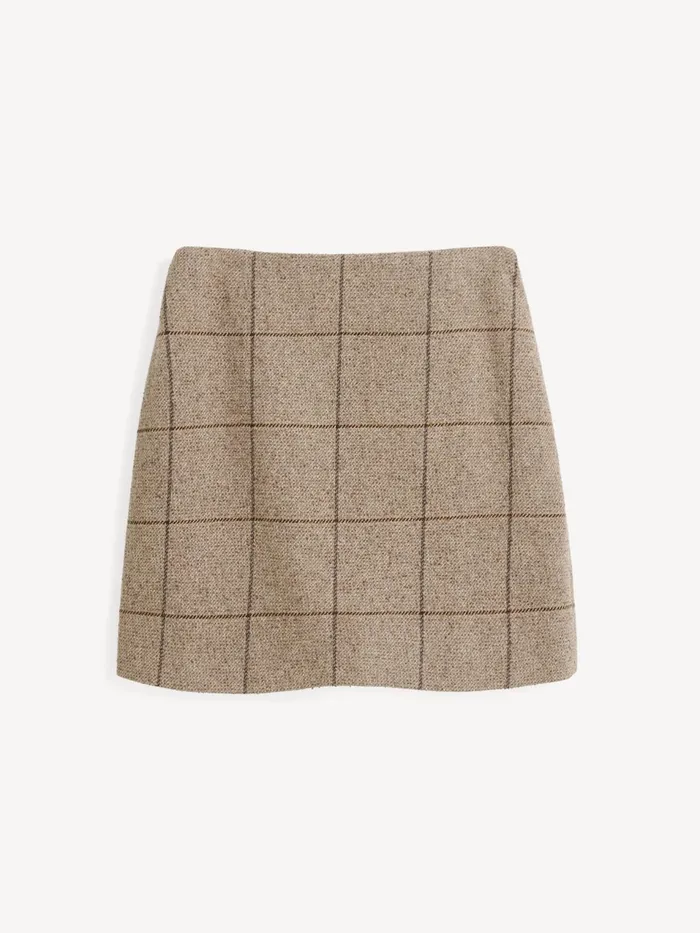 Skirts Women By Malene Birger Vestlinge Mini Skirt Autumn Check