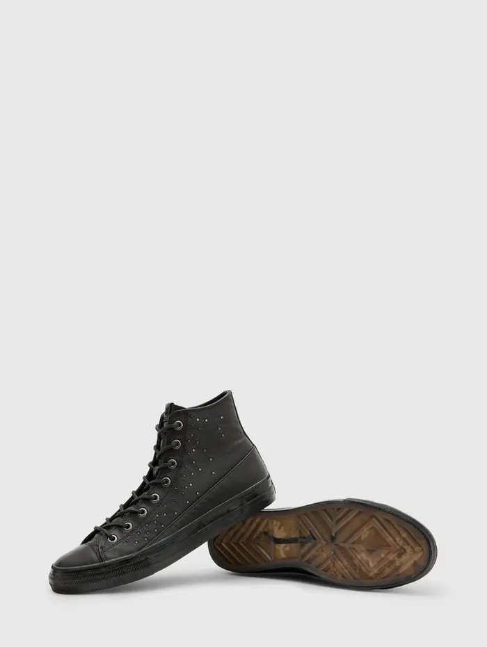 Sneakers Men John Varvatos VULC MID TOP 8211 STUDDED Black
