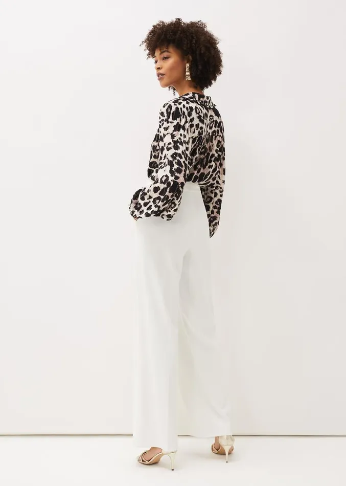Solange Wide Leg Suit Trousers Ivory Women Phase Eight Trousers