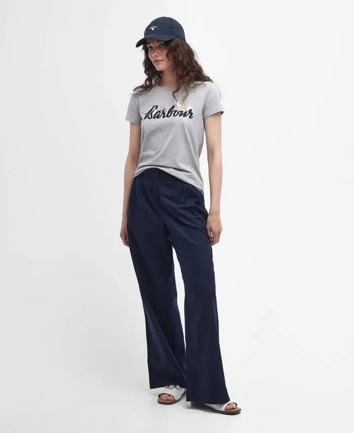 Southport TShirt Classic White Women Barbour TShirts