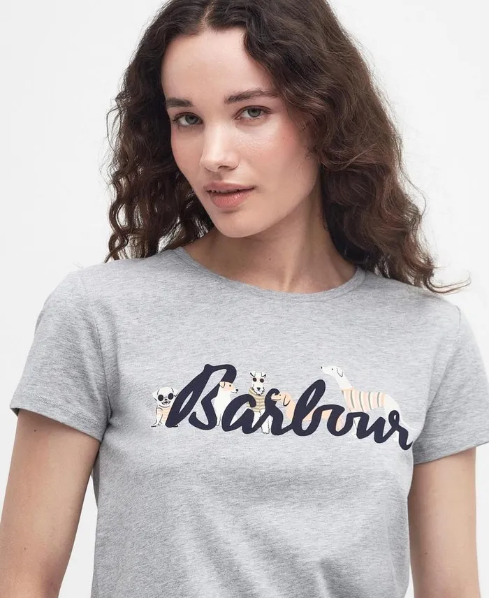 Southport TShirt Classic White Women Barbour TShirts