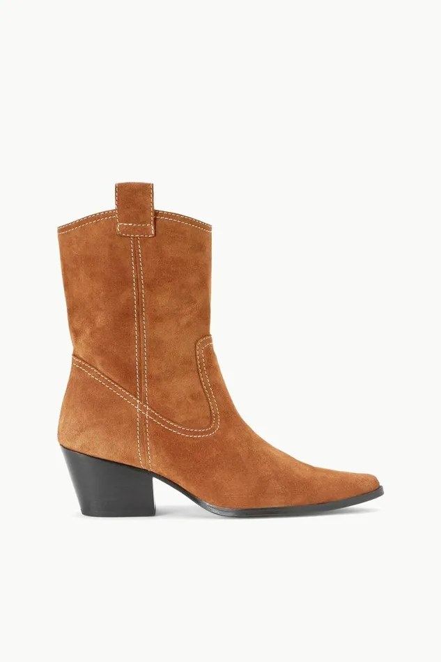 STAUD Boots Women STAUD JUNE BOOT TAN SUEDE