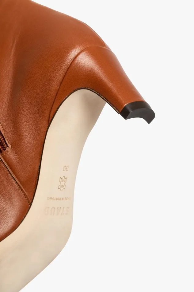 STAUD Boots Women STAUD WALLY ANKLE BOOT TAN