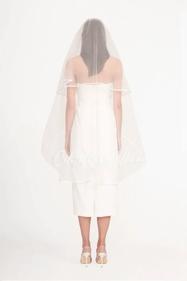 STAUD Bridal Women CUSTOM EMBROIDERED VEIL STAUD Bridal Women CUSTOM EMBROIDERED VEIL