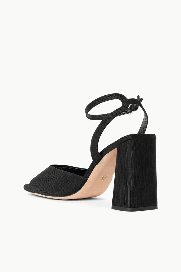 STAUD Bridal Women STAUD SOLANGE HEEL BLACK GROSGRAIN STAUD Bridal Women STAUD SOLANGE HEEL BLACK GROSGRAIN