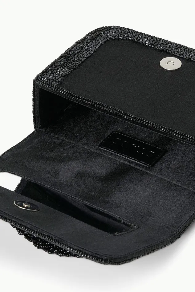 STAUD Clutches Women STAUD CARMEN BEADED BOX BAG BLACK STAUD Clutches Women STAUD CARMEN BEADED BOX BAG BLACK