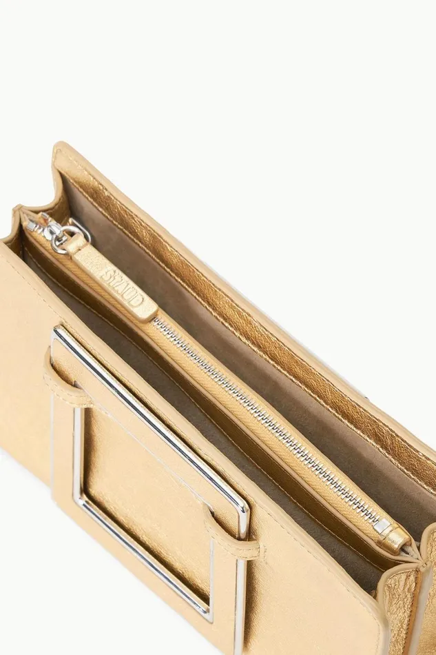 STAUD Clutches Women STAUD SHIRLEY METAL HANDLE CLUTCH GOLD STAUD Clutches Women STAUD SHIRLEY METAL HANDLE CLUTCH GOLD