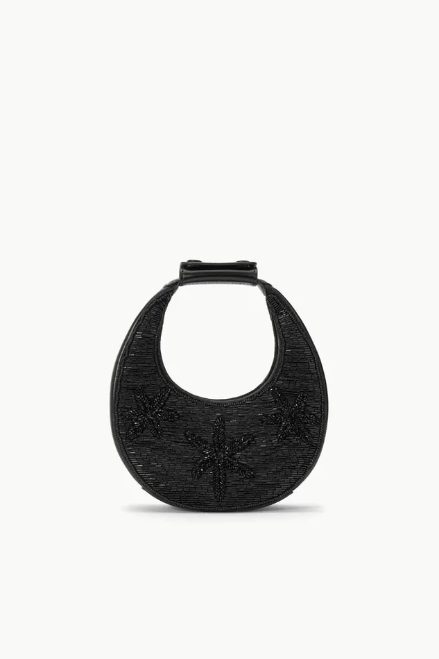 STAUD Crossbody Women STAUD GOODNIGHT MOON BAG BLACK STARFISH