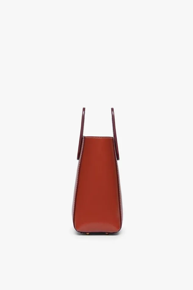 STAUD Crossbody Women STAUD MINI SHIRLEY LEATHER BAG COGNAC STAUD Crossbody Women STAUD MINI SHIRLEY LEATHER BAG COGNAC