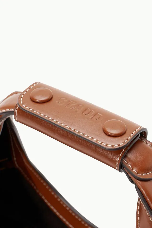 STAUD Custom Handbags Women STAUD CUSTOM MINI MOON BAG TAN STAUD Custom Handbags Women STAUD CUSTOM MINI MOON BAG TAN