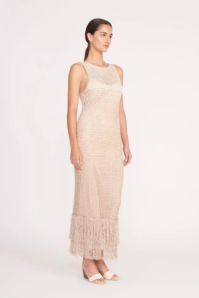 STAUD Dresses Women STAUD CONSTANZA DRESS BEIGE MULTI STAUD Dresses Women STAUD CONSTANZA DRESS BEIGE MULTI
