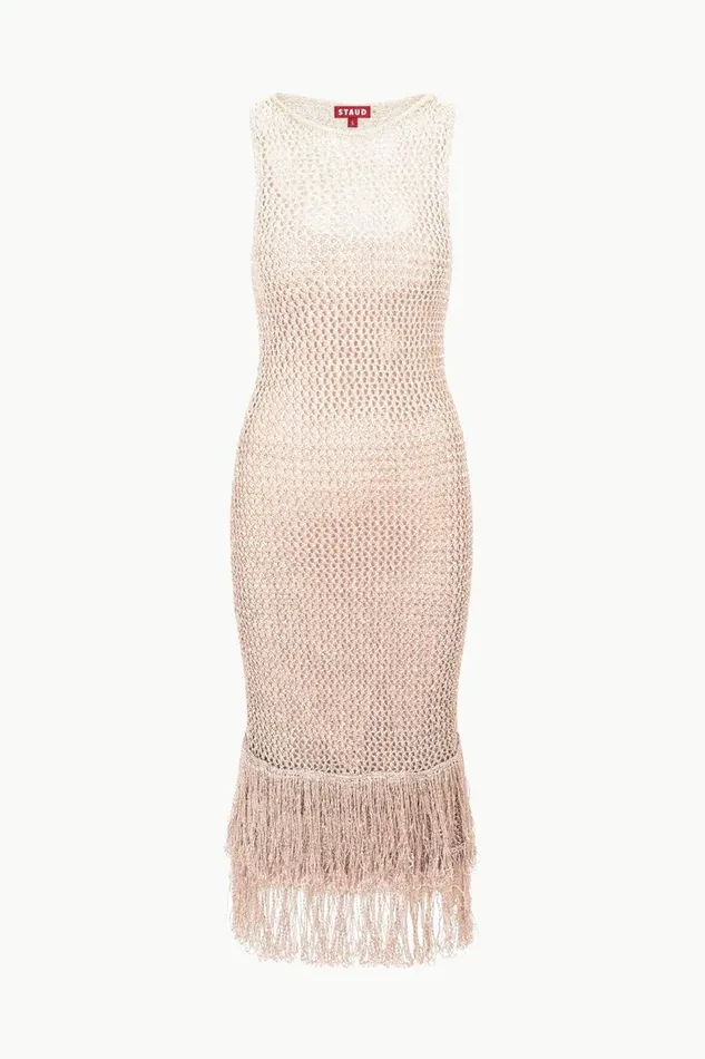 STAUD Dresses Women STAUD CONSTANZA DRESS BEIGE MULTI STAUD Dresses Women STAUD CONSTANZA DRESS BEIGE MULTI