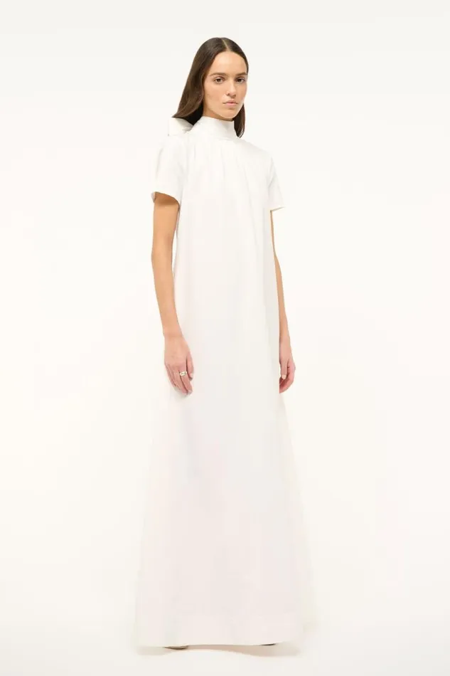 STAUD Dresses Women STAUD ILANA DRESS WHITE STAUD Dresses Women STAUD ILANA DRESS WHITE