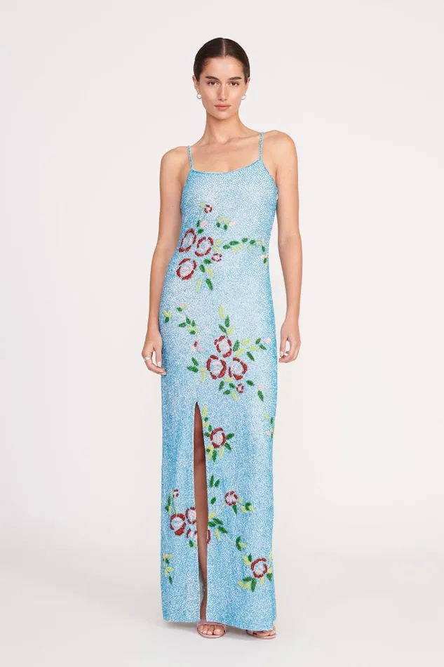 STAUD Dresses Women STAUD KOI DRESS DIAMOND ROSE