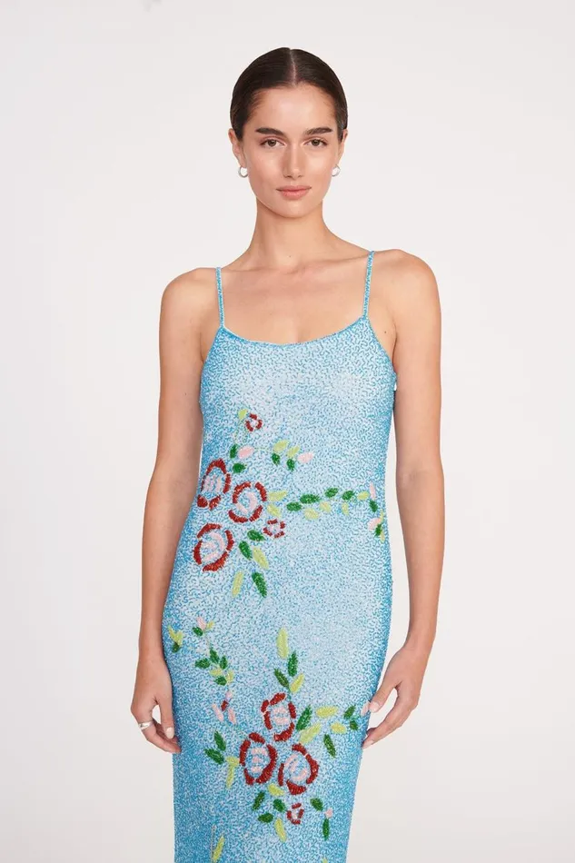 STAUD Dresses Women STAUD KOI DRESS DIAMOND ROSE STAUD Dresses Women STAUD KOI DRESS DIAMOND ROSE