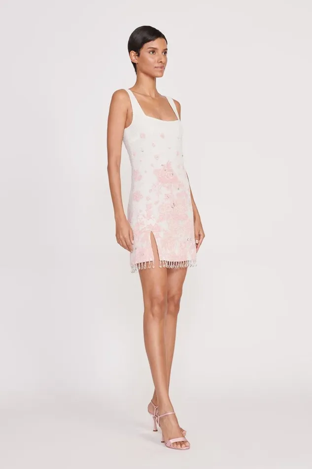 STAUD Dresses Women STAUD LE SABLE DRESS IVORY CHERRY BLOSSOM TOILE STAUD Dresses Women STAUD LE SABLE DRESS IVORY CHERRY BLOSSOM TOILE