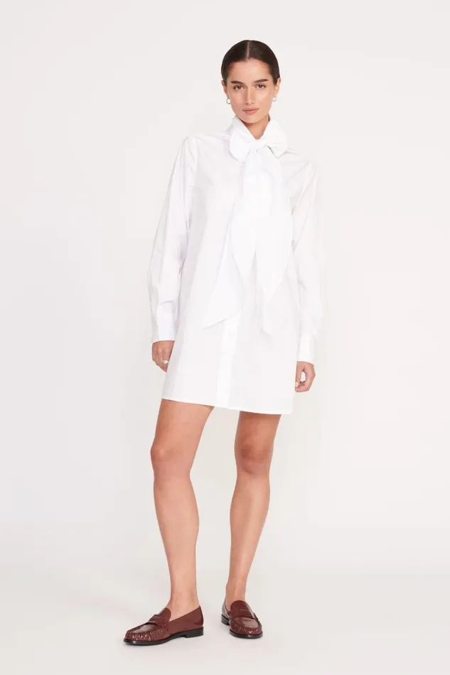 STAUD Dresses Women STAUD MARYN DRESS WHITE