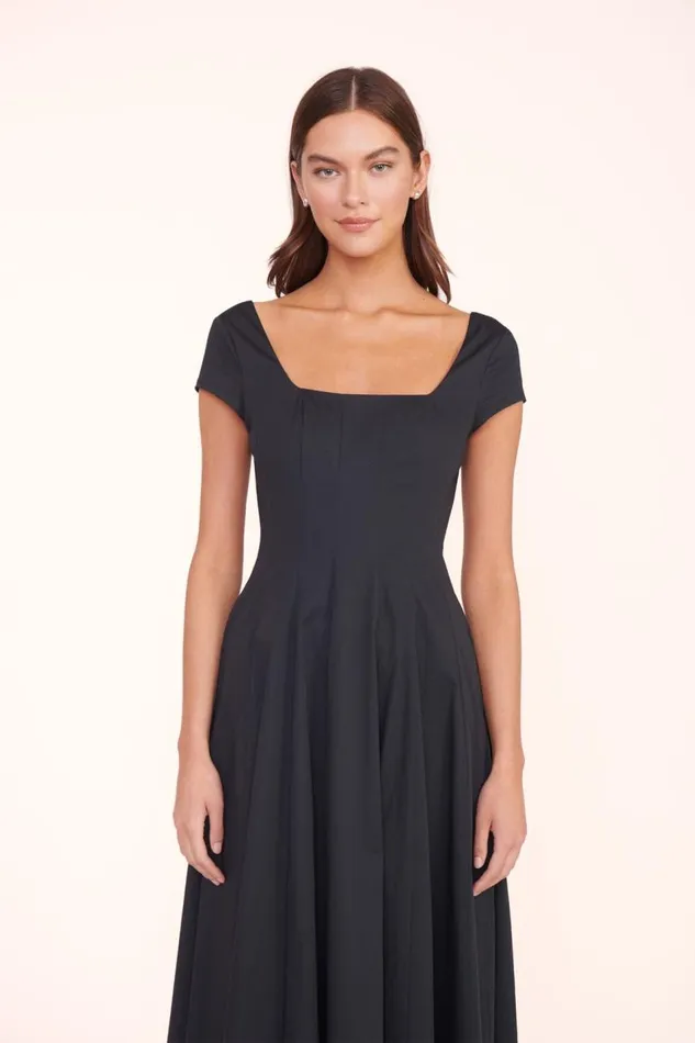 STAUD Dresses Women STAUD MAXI SHORT SLEEVE WELLS DRESS BLACK STAUD Dresses Women STAUD MAXI SHORT SLEEVE WELLS DRESS BLACK