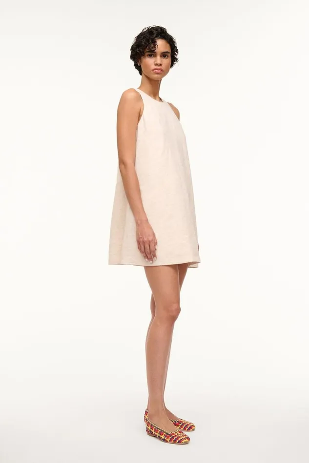 STAUD Dresses Women STAUD SERAFINA DRESS NATURAL STAUD Dresses Women STAUD SERAFINA DRESS NATURAL