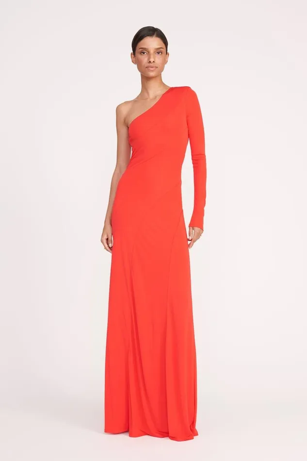 STAUD Dresses Women STAUD SERENA DRESS RED ROSE