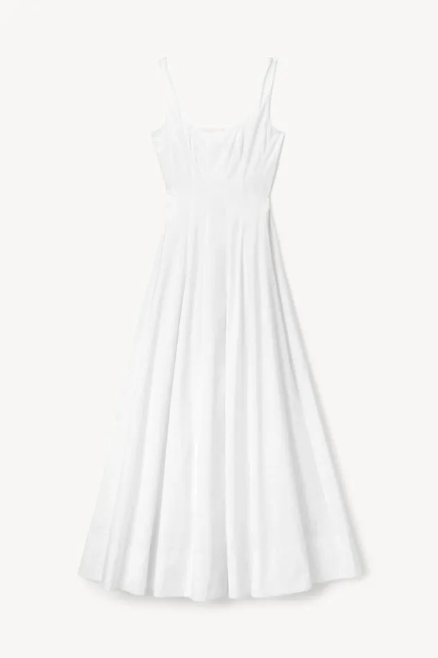 STAUD Dresses Women STAUD WELLS MAXI DRESS WHITE STAUD Dresses Women STAUD WELLS MAXI DRESS WHITE