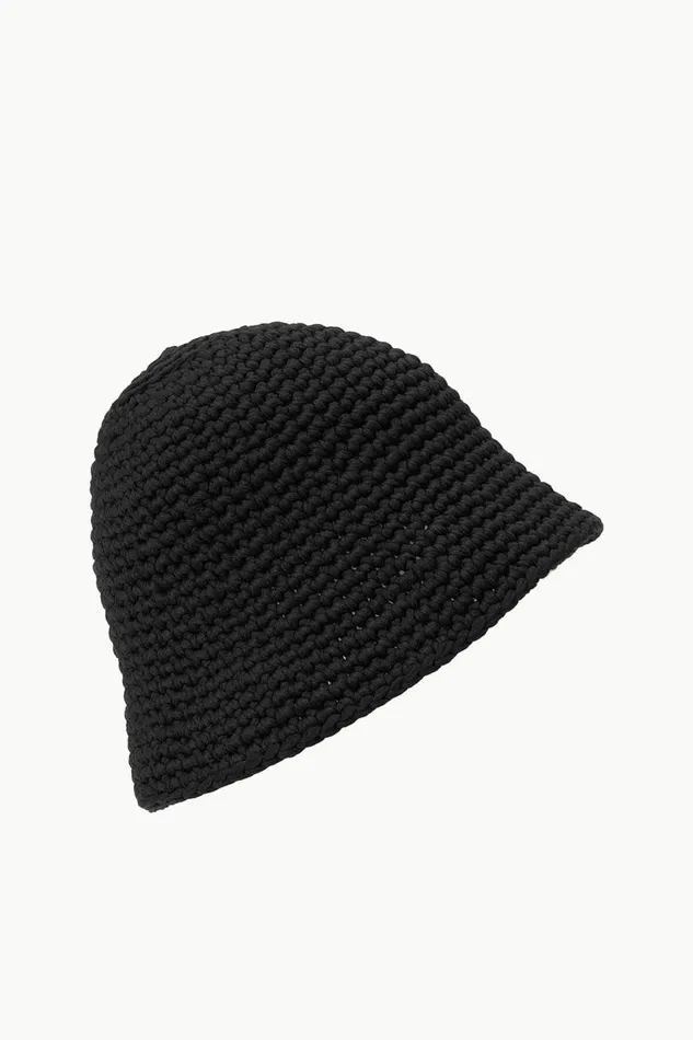 STAUD Hats Women STAUD CROCHET HAT BLACK STAUD Hats Women STAUD CROCHET HAT BLACK