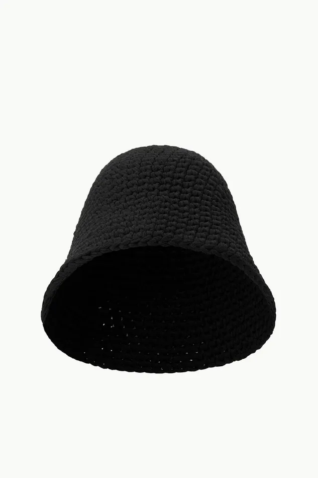STAUD Hats Women STAUD CROCHET HAT BLACK STAUD Hats Women STAUD CROCHET HAT BLACK