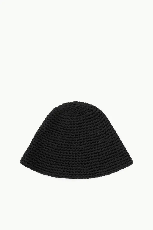 STAUD Hats Women STAUD CROCHET HAT BLACK STAUD Hats Women STAUD CROCHET HAT BLACK