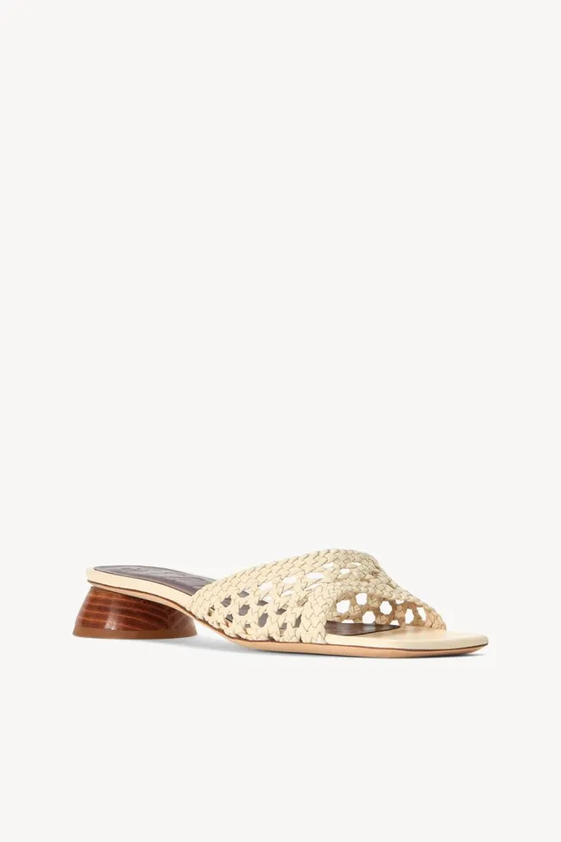 STAUD Heels Women STAUD SIMONE CROCHET HEEL CREAM STAUD Heels Women STAUD SIMONE CROCHET HEEL CREAM