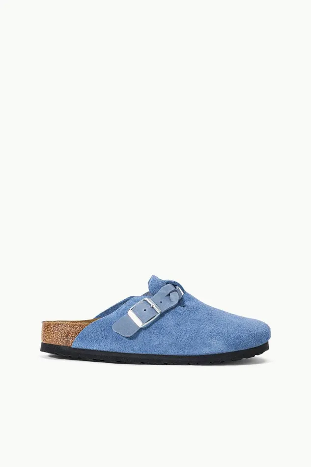 STAUD Mules and Flats Women BIRKENSTOCK BOSTON BRAID CLOG ELEMENTAL BLUE