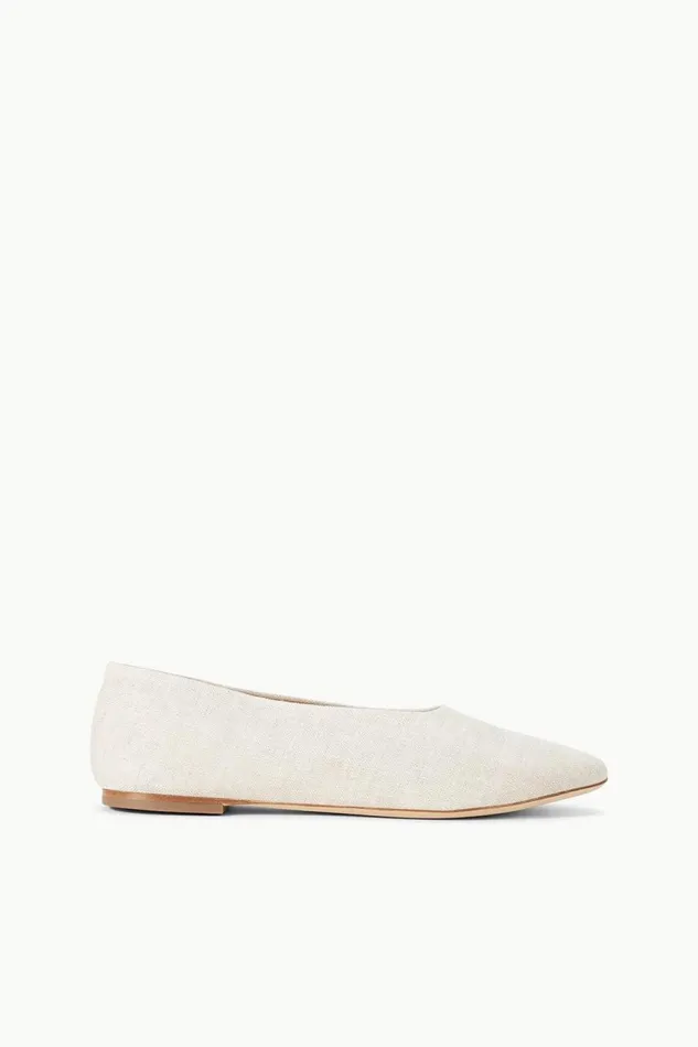 STAUD Mules and Flats Women STAUD ALBA BALLET FLAT NATURAL