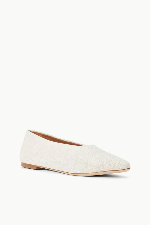 STAUD Mules and Flats Women STAUD ALBA BALLET FLAT NATURAL STAUD Mules and Flats Women STAUD ALBA BALLET FLAT NATURAL