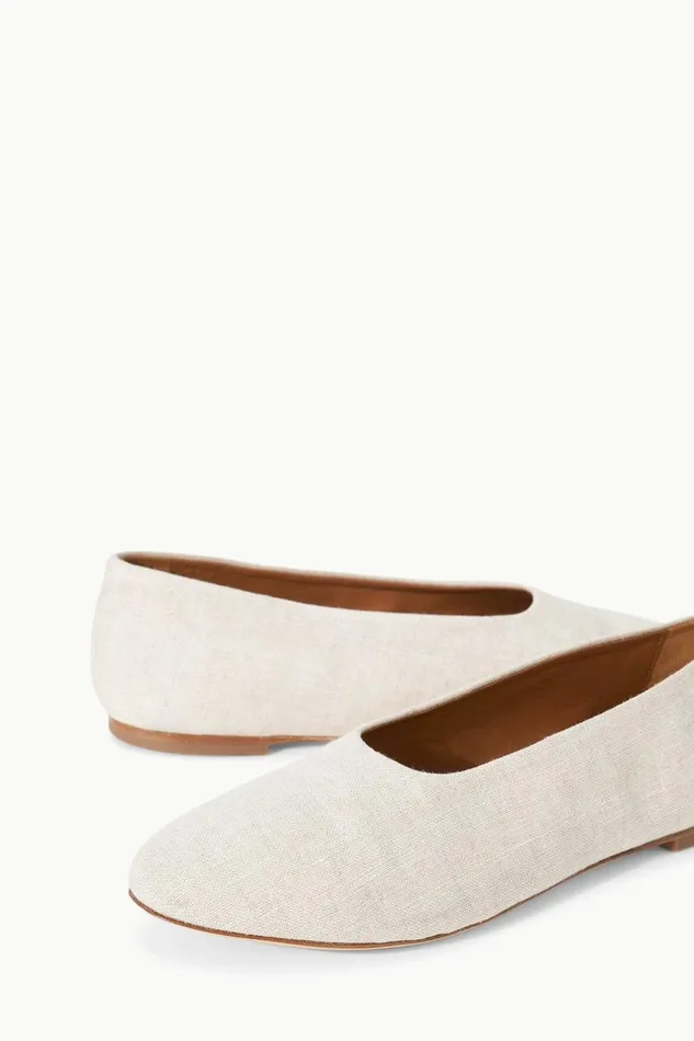 STAUD Mules and Flats Women STAUD ALBA BALLET FLAT NATURAL STAUD Mules and Flats Women STAUD ALBA BALLET FLAT NATURAL