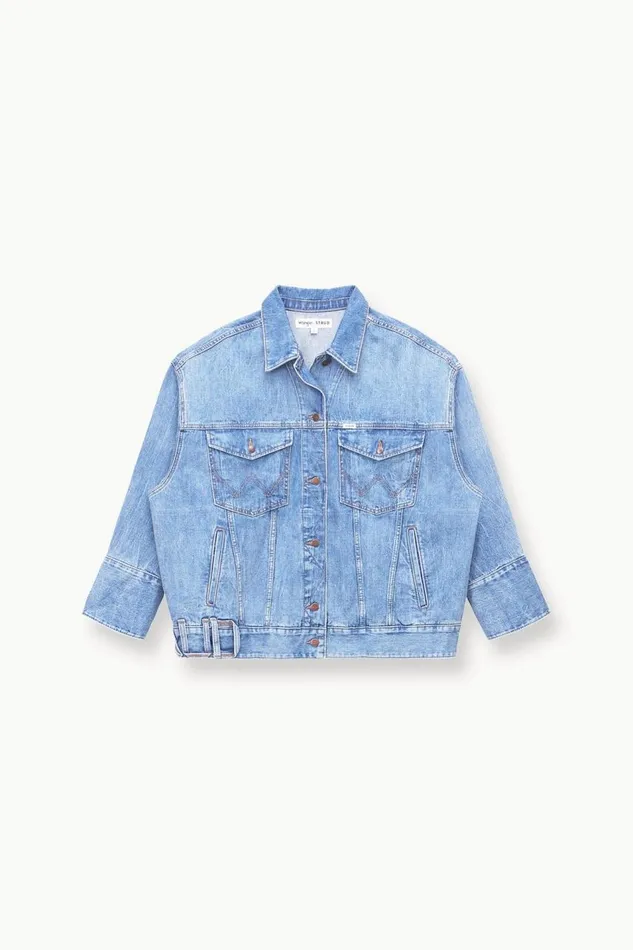 STAUD Outerwear and Jackets Women STAUD WRANGLER THE BIGGEST JEAN JACKET STAUD Outerwear and Jackets Women STAUD WRANGLER THE BIGGEST JEAN JACKET
