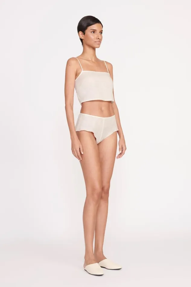 STAUD Pants and Shorts Women STAUD SHOSHANA SHORT IVORY STAUD Pants and Shorts Women STAUD SHOSHANA SHORT IVORY