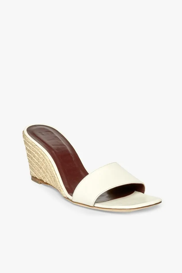 STAUD Platforms and Wedges Women STAUD BILLIE ESPADRILLE WEDGE NATURAL CREAM STAUD Platforms and Wedges Women STAUD BILLIE ESPADRILLE WEDGE NATURAL CREAM