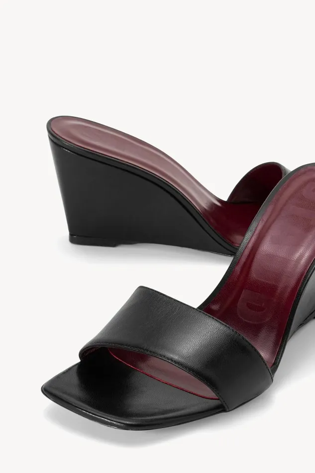 STAUD Platforms and Wedges Women STAUD BILLIE WEDGE BLACK STAUD Platforms and Wedges Women STAUD BILLIE WEDGE BLACK