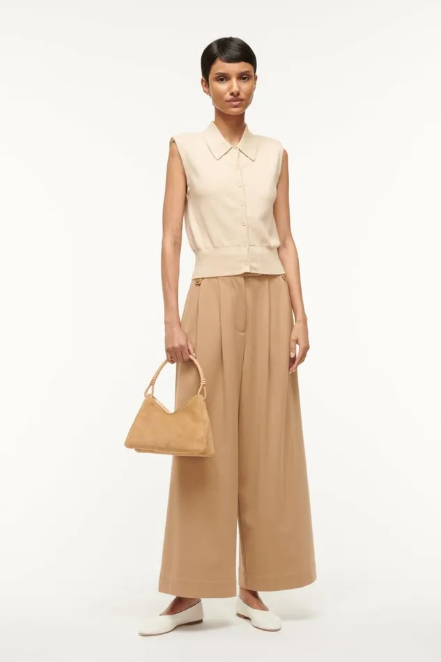 STAUD Shoulder Women STAUD VALERIE SHOULDER BAG PORCINI STAUD Shoulder Women STAUD VALERIE SHOULDER BAG PORCINI