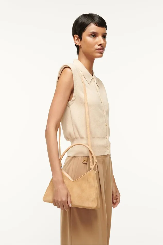STAUD Shoulder Women STAUD VALERIE SHOULDER BAG PORCINI STAUD Shoulder Women STAUD VALERIE SHOULDER BAG PORCINI