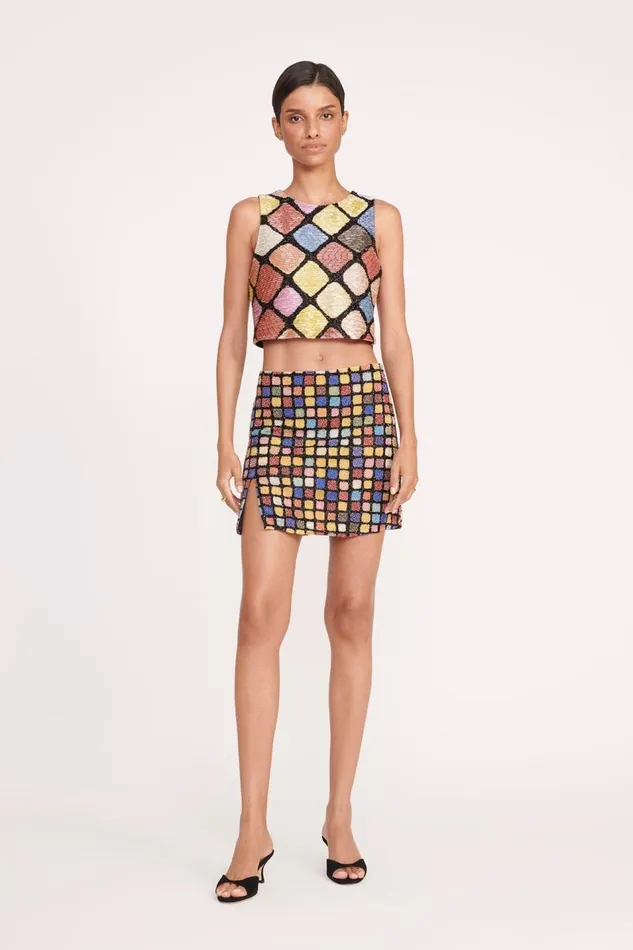 STAUD Skirts Women STAUD EMERIE SKIRT DANCE FLOOR STAUD Skirts Women STAUD EMERIE SKIRT DANCE FLOOR