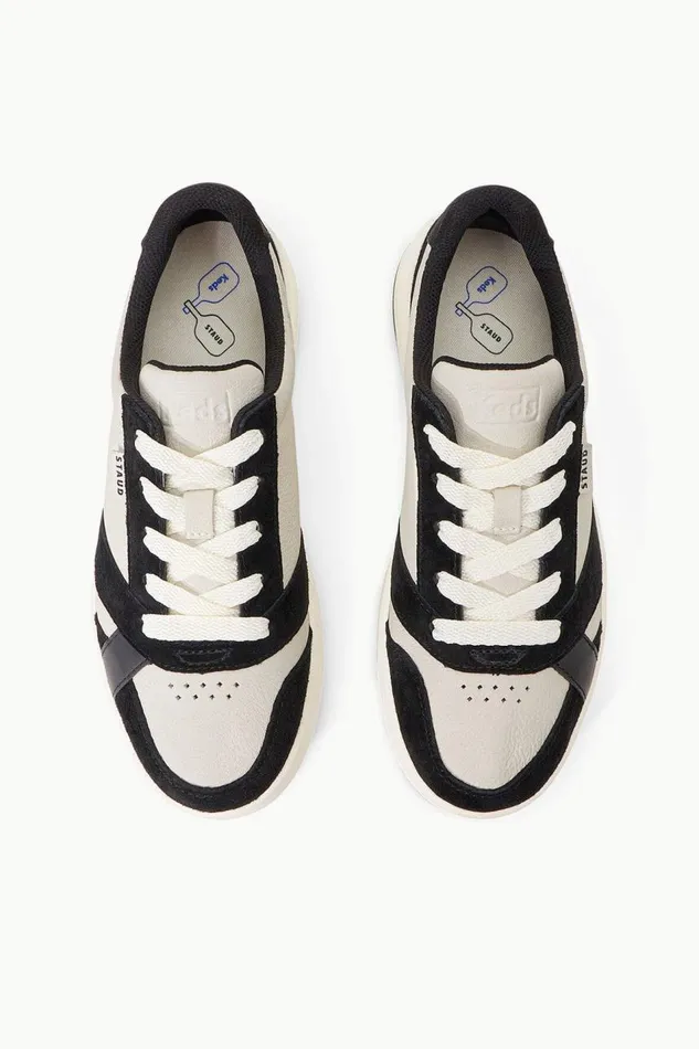 STAUD Sneakers Women KEDS X STAUD THE COURT SNEAKER BLACK CREAM STAUD Sneakers Women KEDS X STAUD THE COURT SNEAKER BLACK CREAM