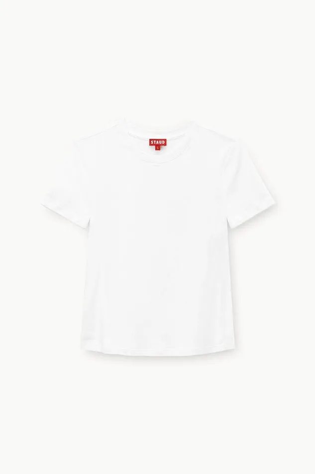 STAUD Tops Women CREW NECK T SHIRT WHITE STAUD Tops Women CREW NECK T SHIRT WHITE