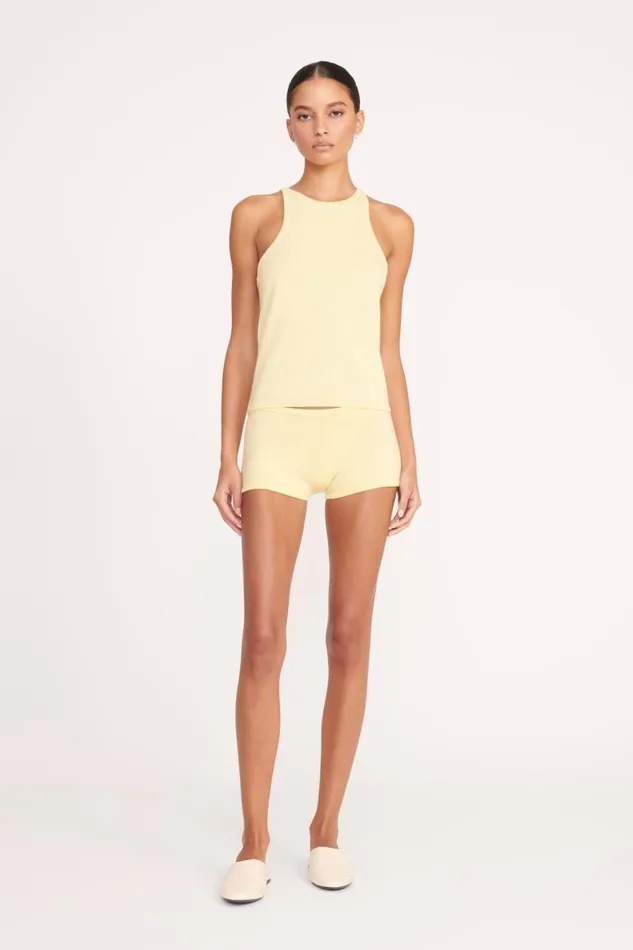 STAUD Tops Women STAUD AYANA TOP LEMON DROP