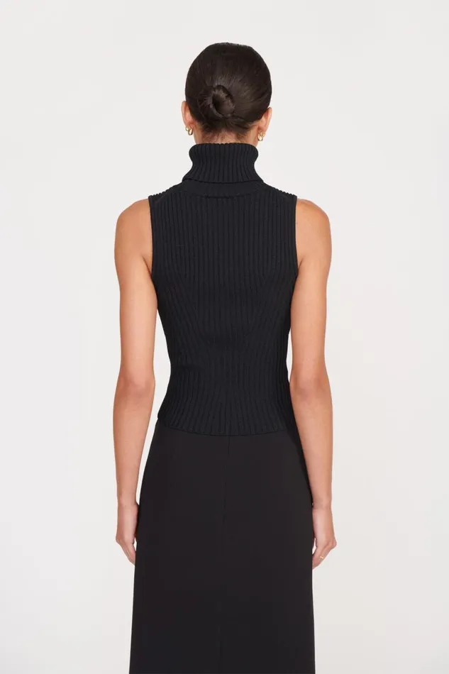 STAUD Tops Women STAUD CALLUM TOP BLACK STAUD Tops Women STAUD CALLUM TOP BLACK