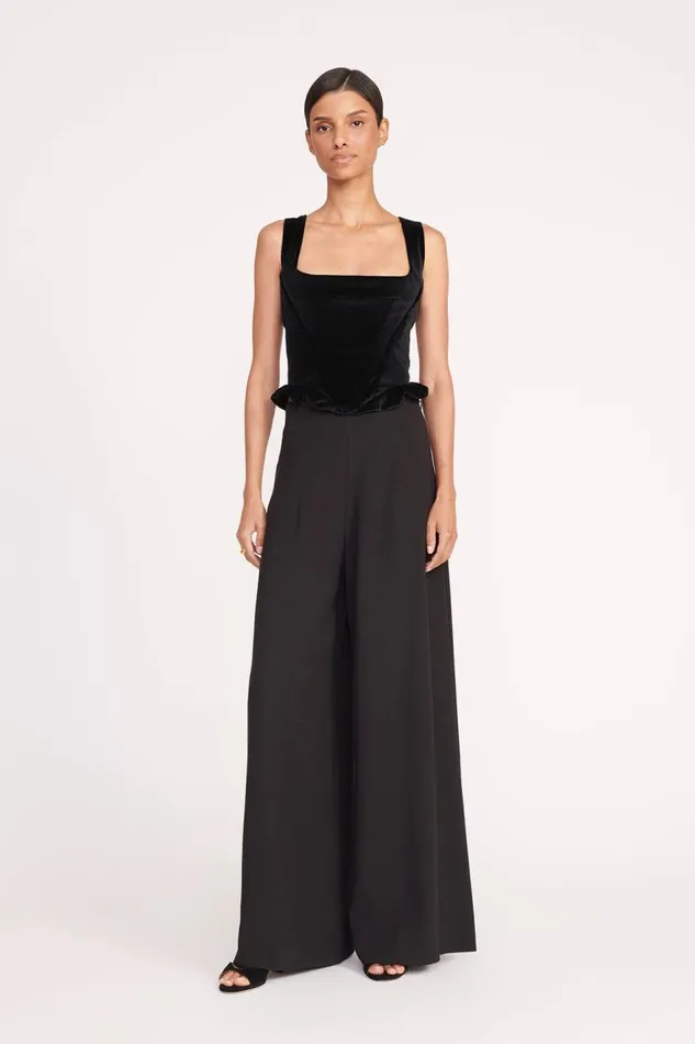 STAUD Tops Women STAUD LORELAI TOP BLACK